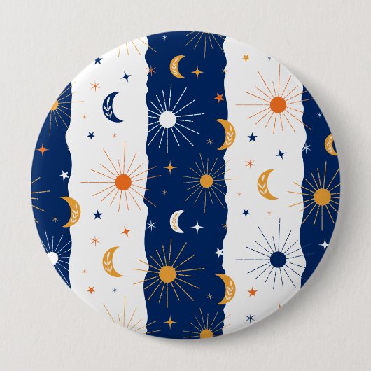 昼と夜 缶バッジ (正面)