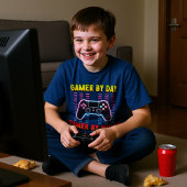 昼のゲーム – 夜のゲーマー Tシャツ