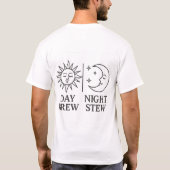 昼のブレンド / 夜のスープ Tシャツ (裏面)