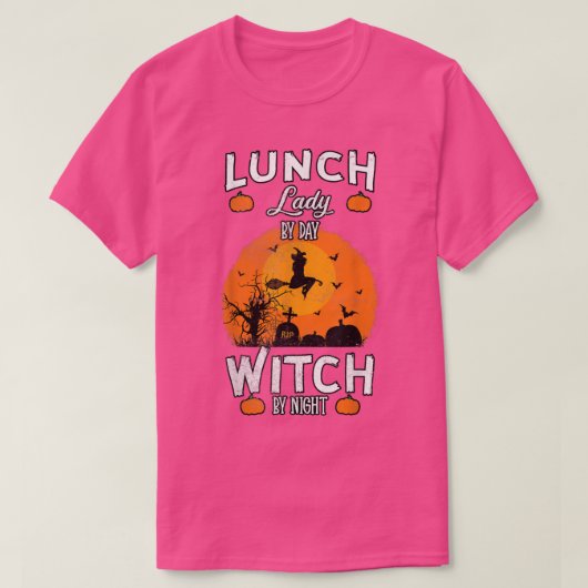 昼の女性の夜ハロウィーンのすべてのハル Tシャツ (デザイン正面)