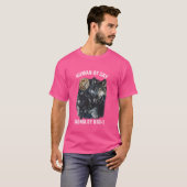 昼は人間、夜はシグマ、そしてアルファウルフ Tシャツ (正面フル)
