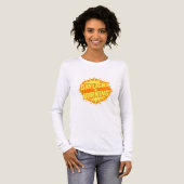 昼は燃えている トライブレンドTシャツ (正面全体)