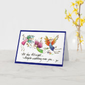 昼も夜も天使が君を見張っていた。 カード (黄色い花)