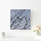 昼下がりの半月 スクエア壁時計 (ホーム)