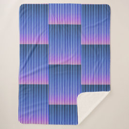 昼休みと夜の秋(ストライプ) シェルパブランケット