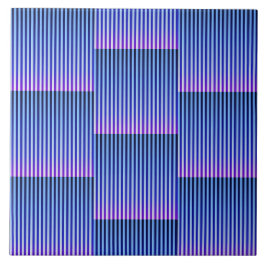 昼休みと夜の秋(ストライプ) タイル