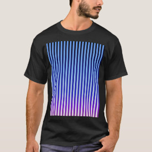 昼休みと夜の秋(ストライプ) Tシャツ