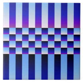 昼休みと夜暮チェッカーらし(およびストライプ) タイル