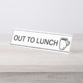 昼休み デスクネームプレート (正面)