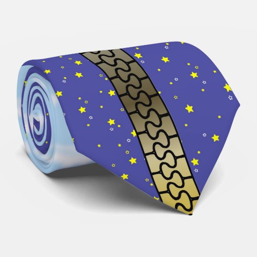 昼夜のタイ ネクタイ (ロール)