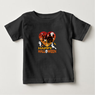 昼夜幽霊のよく出るを問わず ベビーTシャツ