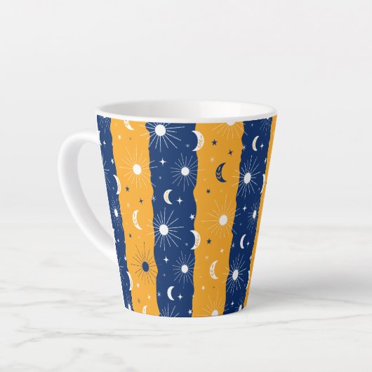 昼夜2 カフェラテマグ (左アングル)