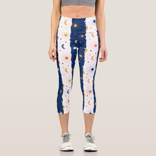 昼夜 カプリレギンス (正面)