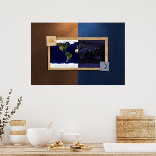 昼夜 ポスター (キッチン)