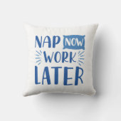 昼寝が後で動作 クッション (裏面)