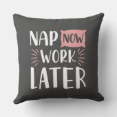 昼寝が後で動作 クッション (裏面)