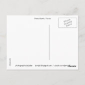 昼寝のビーチの黄色 ポストカード (裏面)