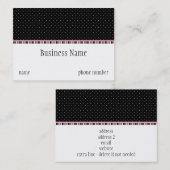 昼寝のモーテルのぽっちゃりした名刺 名刺 (正面/裏面)