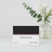 昼寝のモーテルのぽっちゃりした名刺 名刺 (スタンド正面)