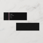 昼寝のモーテルの細い名刺 スキニー名刺 (正面/裏面)