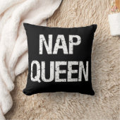 昼寝の女王のおもしろいなことわざ クッション (ブランケット)