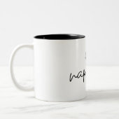 昼寝の女王のマグ ツートーンマグカップ (左)