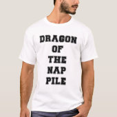 昼寝の山のドラゴン Tシャツ (正面)
