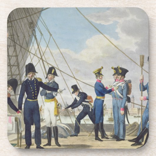 昼寝の後の新しい帝国王室のなオーストリア海軍 コースター (正面)