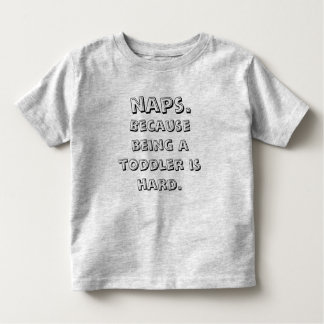 昼寝は幼児だから懸命 トドラーTシャツ