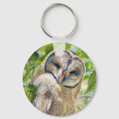 「昼寝は誰だ?」 キーホルダー (正面)