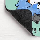 昼寝は…私の心臓…眠っている昼寝 マウスパッド (コーナー)