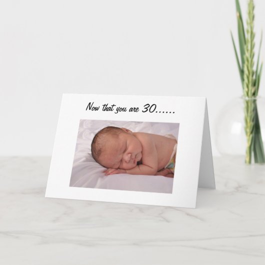 昼寝や時間をパーティー誕生日 カード (正面)