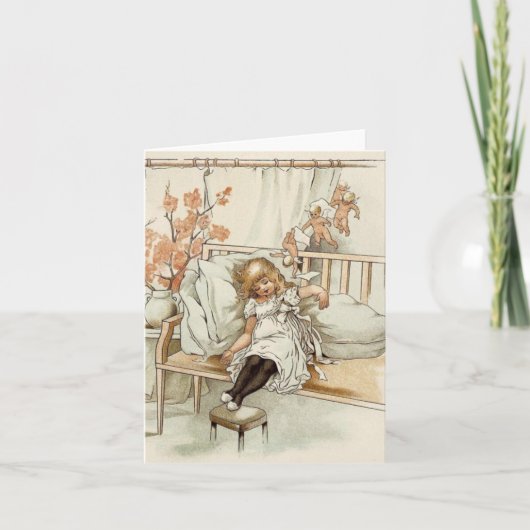 昼寝エンジェルとチェルーブ サンキューカード (正面)