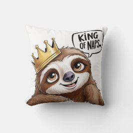 昼寝キング – 上品なナマケモノ！ クッション