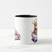 昼寝キング – 上品なナマケモノ！ マグカップ (中央)