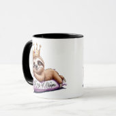 昼寝キング – 上品なナマケモノ！ マグカップ (正面左)