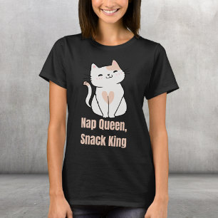 昼寝クイーンスナックキング Tシャツ