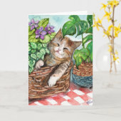 昼寝セラピー カード (黄色い花)