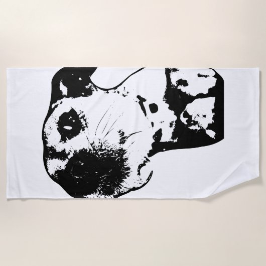 昼寝タイムアットザショア ビーチタオル (正面)