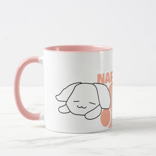 昼寝タイムバニー マグカップ (左)