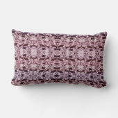 昼寝タイムパステルピンクシルキーパターエレガントン ランバークッション (裏面)