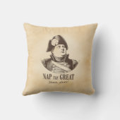 昼寝ナポレ素晴らしオンおもしろい クッション (裏面)