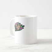 昼寝ファースト決してつるの怠け者 コーヒーマグカップ (正面左)