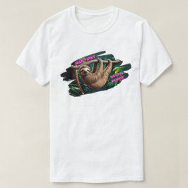 昼寝ファースト決してつるの怠け者 Tシャツ