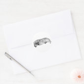 昼寝メンター ラウンドシール (封筒)