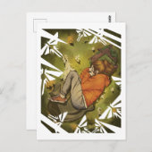 昼寝付きエリー ポストカード (正面/裏面)