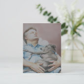 「昼寝仲間」イタリアンGreyhoundはがき ポストカード (スタンド正面)