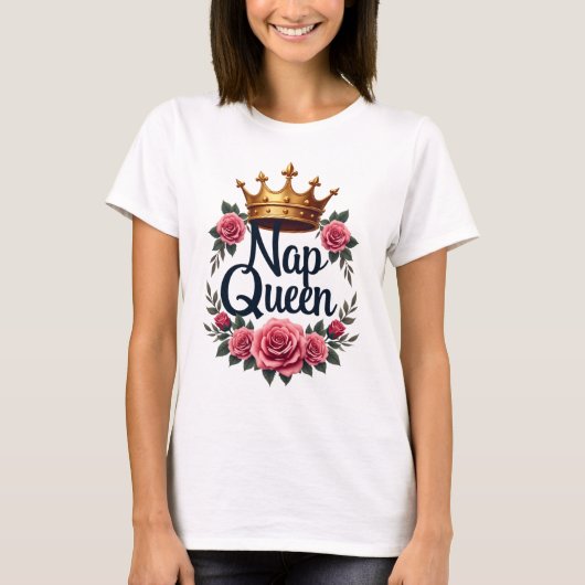 昼寝女王 Tシャツ (正面)