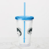昼寝子猫 アクリルタンブラー (右)