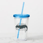 昼寝子猫 アクリルタンブラー (裏面)